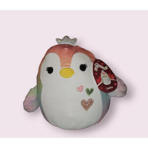 Squishmallows Plush Toy, Rainbow, 8 inches Louisa (New)